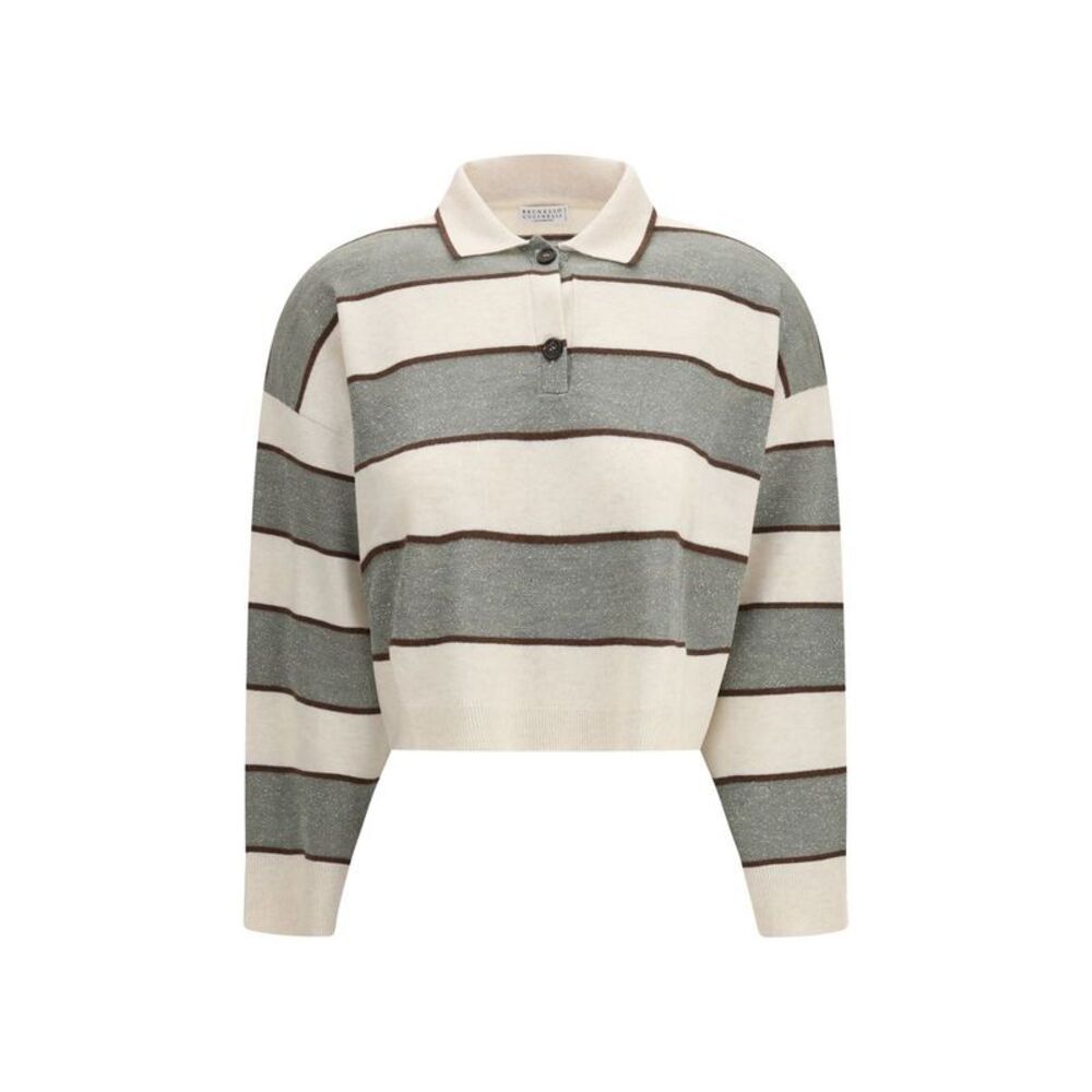 Brunello Cucinelli Multicolor Wool Oves Aries Women's T-Shirt